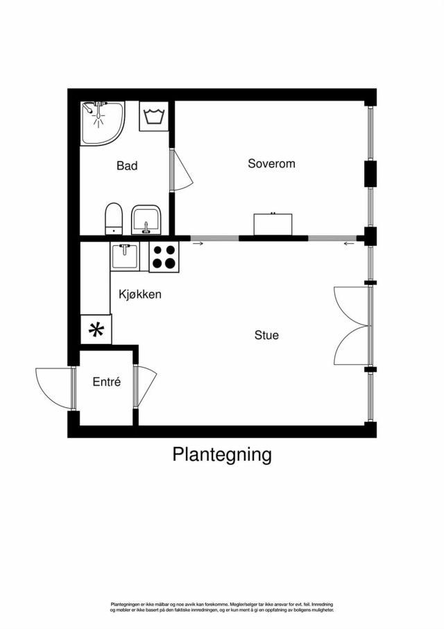 Plantegning Galleribilde