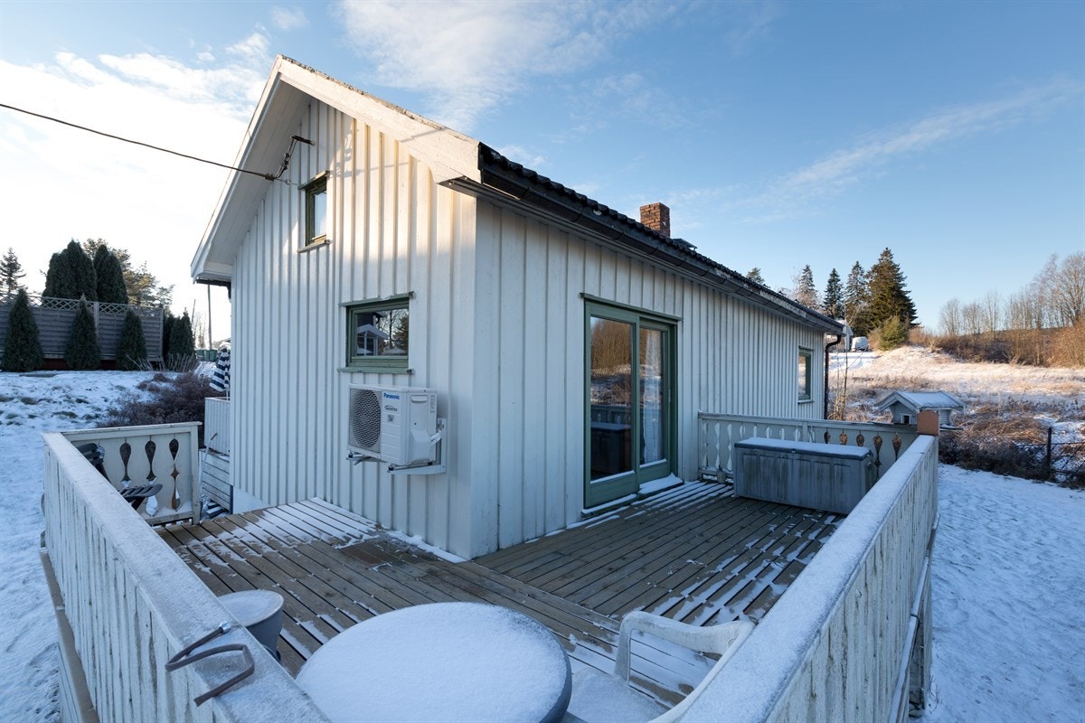 Romslig terrasse Galleribilde
