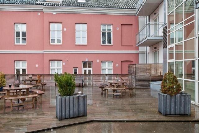 Felles uteareal. Galleribilde