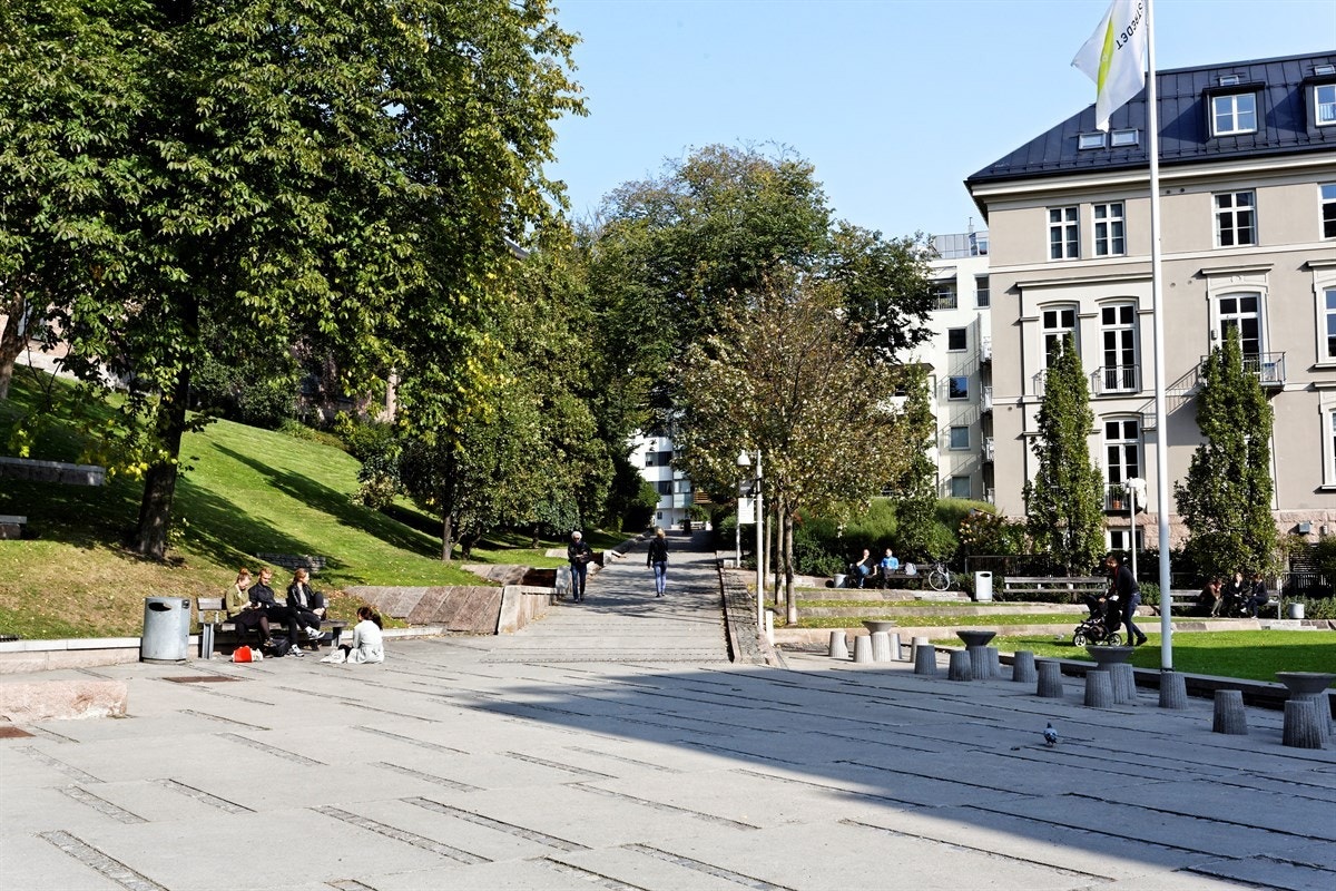 Idylliske Pilestredet Park Galleribilde