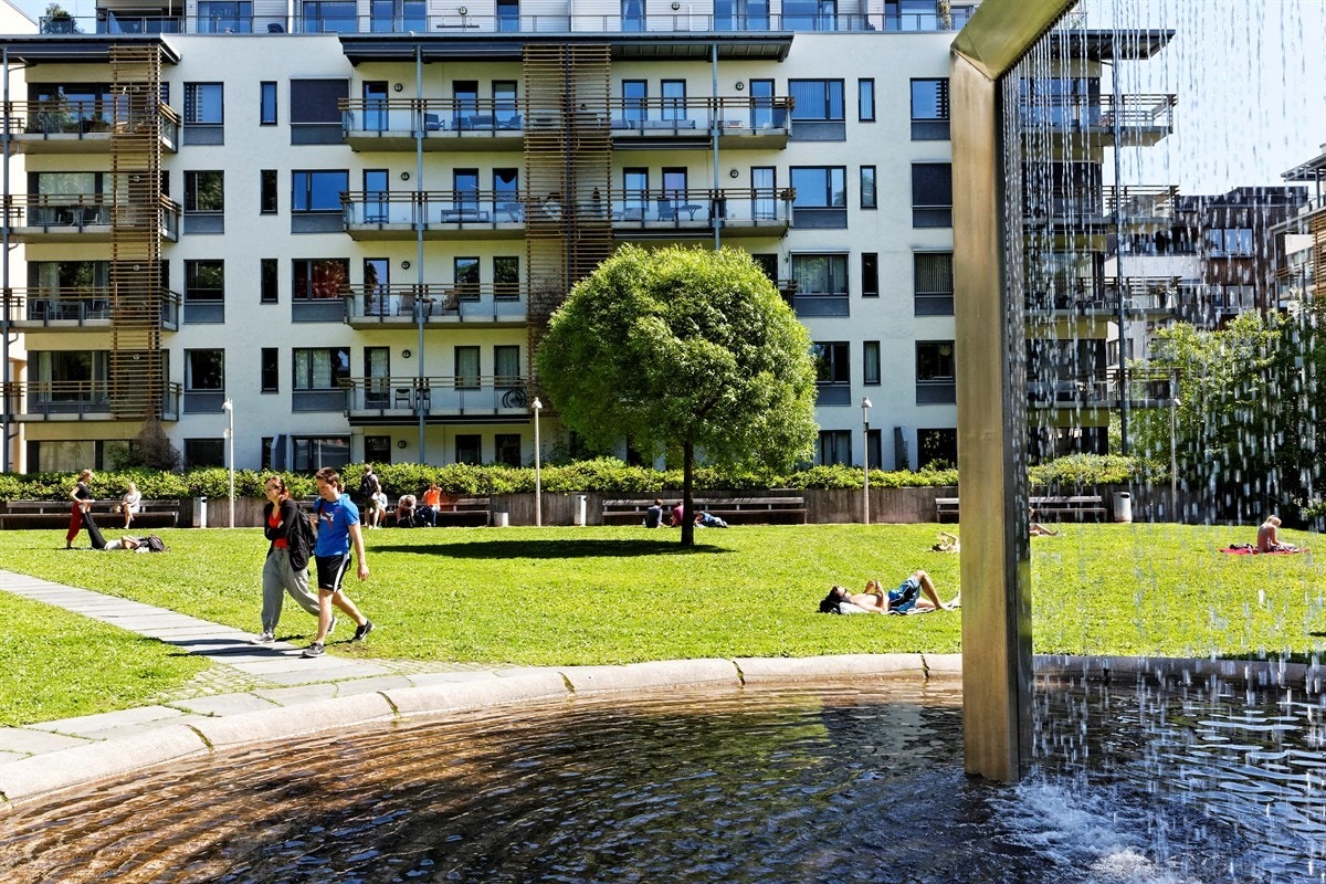 Idylliske Pilestredet Park Galleribilde