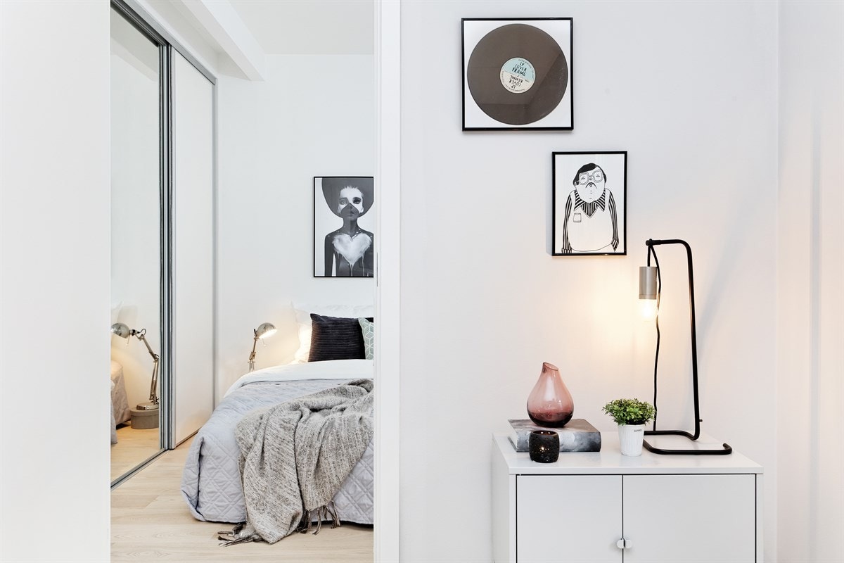 Stue mot soverom Galleribilde