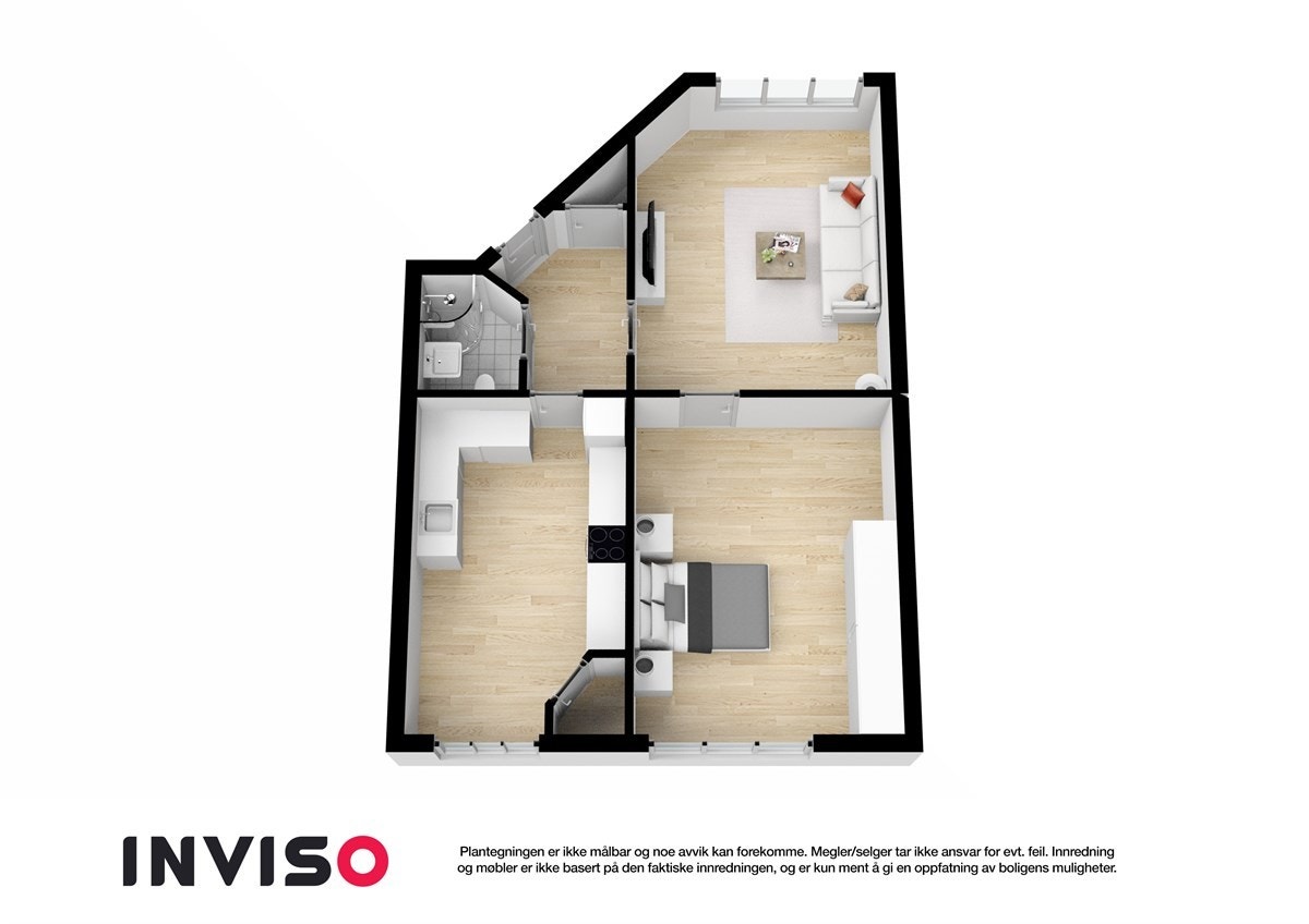 3D plan Galleribilde