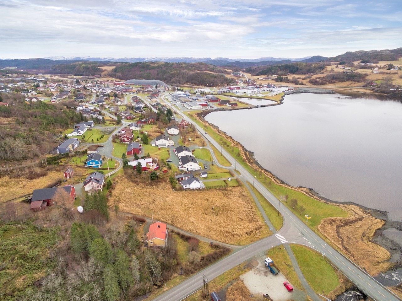 Flyfoto av tomten Galleribilde