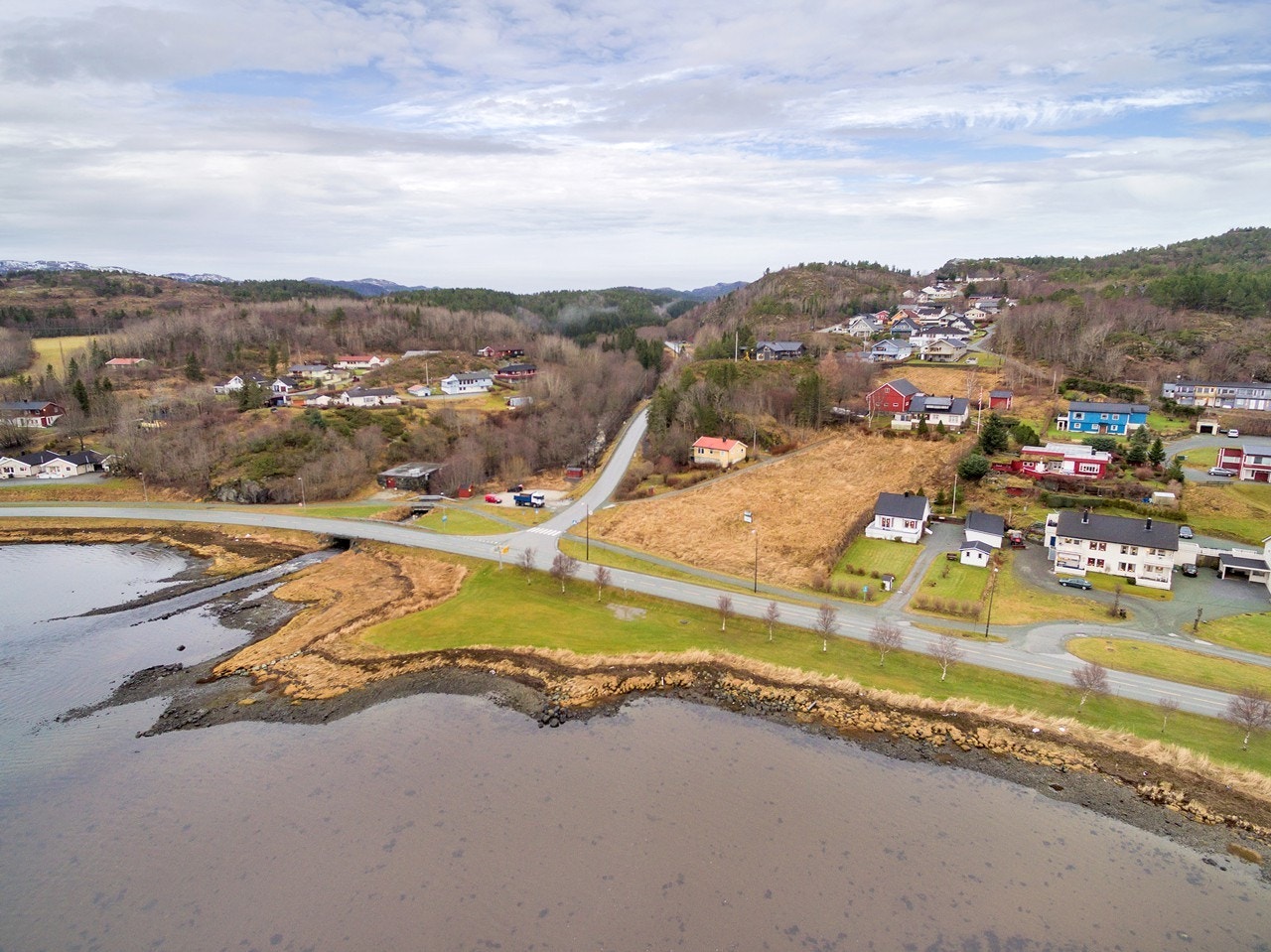Flyfoto av tomten Galleribilde