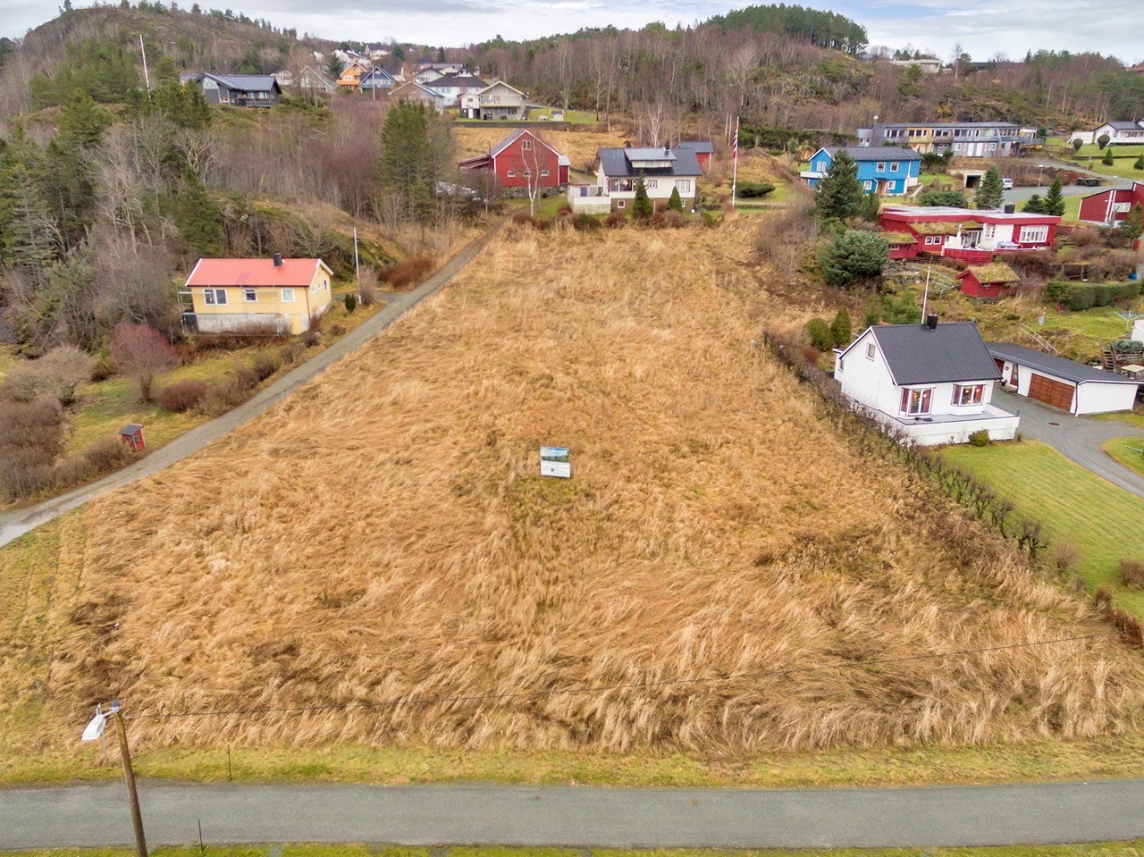 Flyfoto av tomten Galleribilde