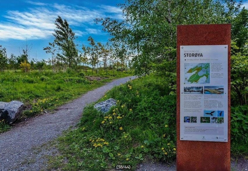 Nansenparken og Storøya Galleribilde
