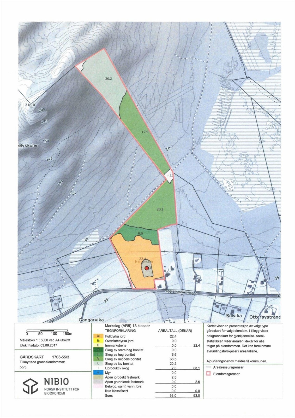 Gårdskart 55-3 Galleribilde