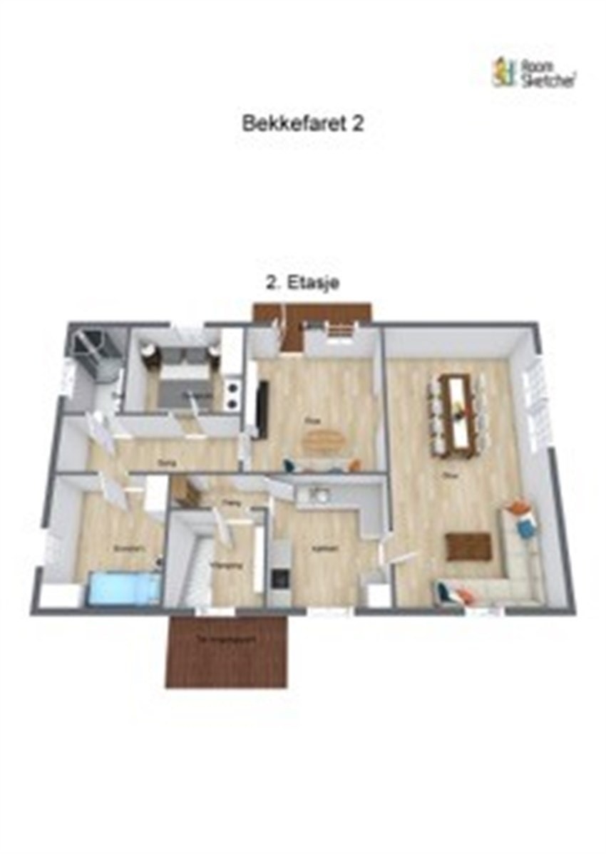 Plantegning 2.etg Galleribilde