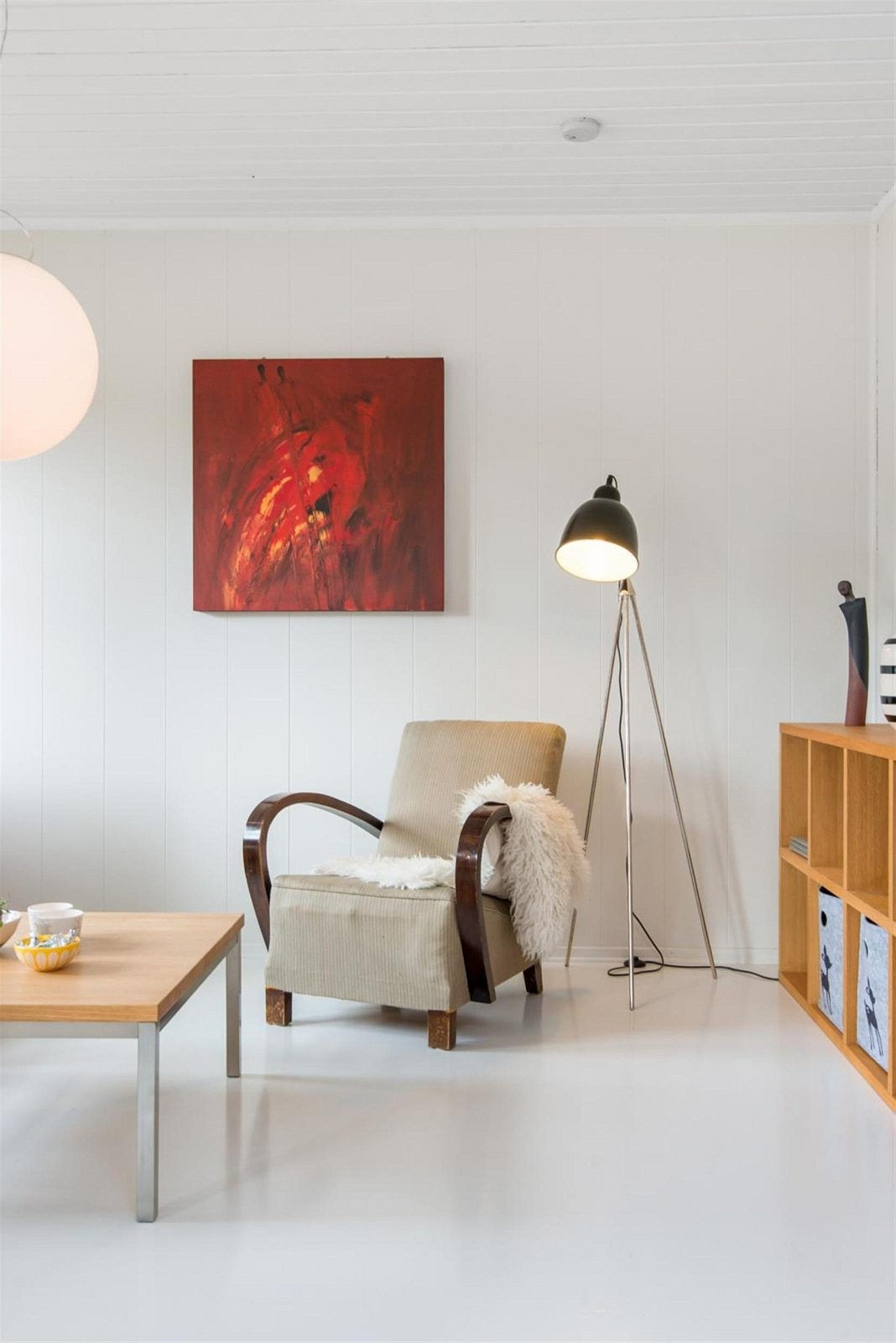 Lys og hyggelig stue Galleribilde