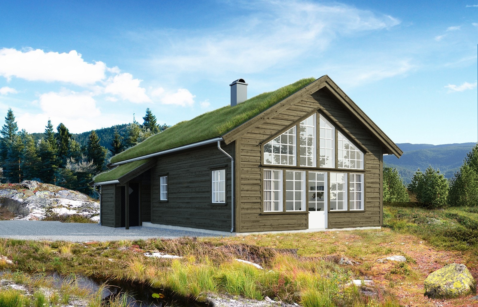 Vardehei med sprosser Galleribilde
