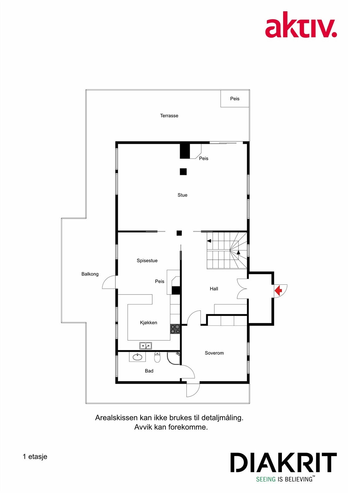 Plantegning 2D Galleribilde