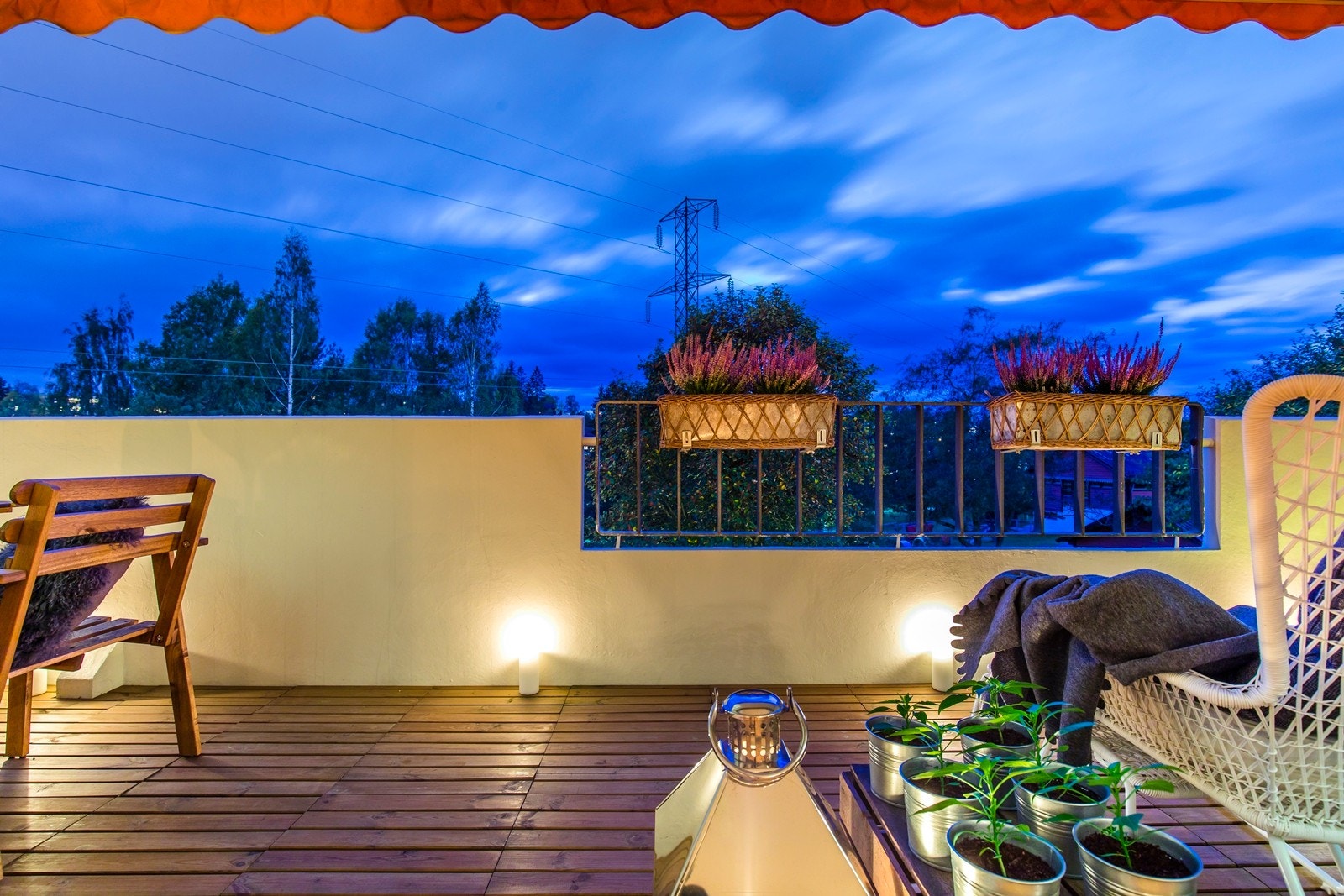 Balkongen er Nord-vest vendt Galleribilde