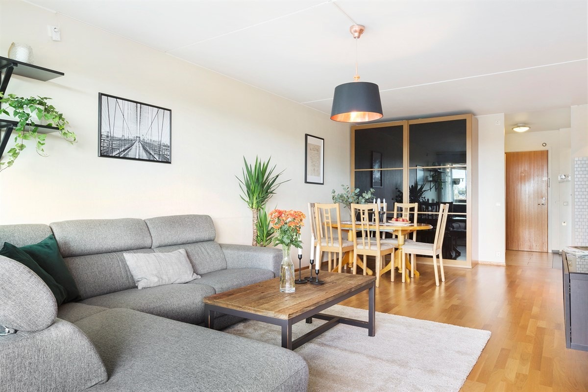 Her vil du også få plass til spisemøblement Galleribilde