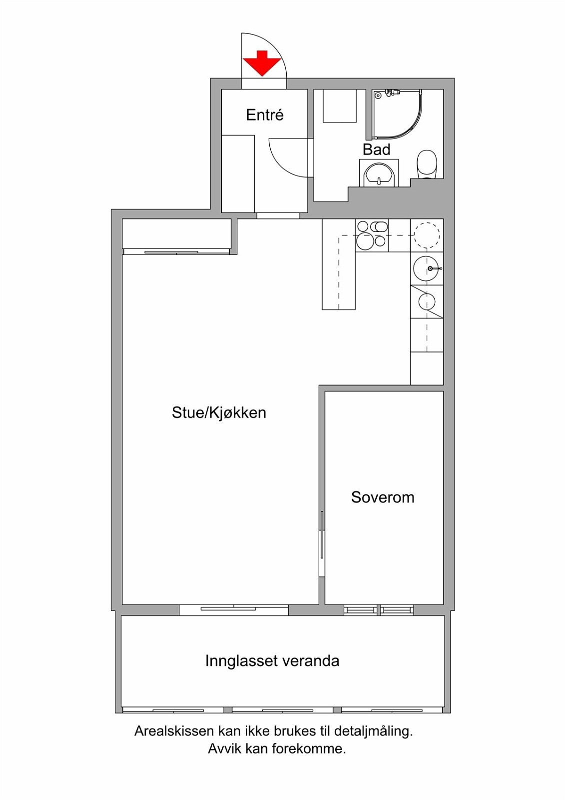 Plantegning 2D Galleribilde