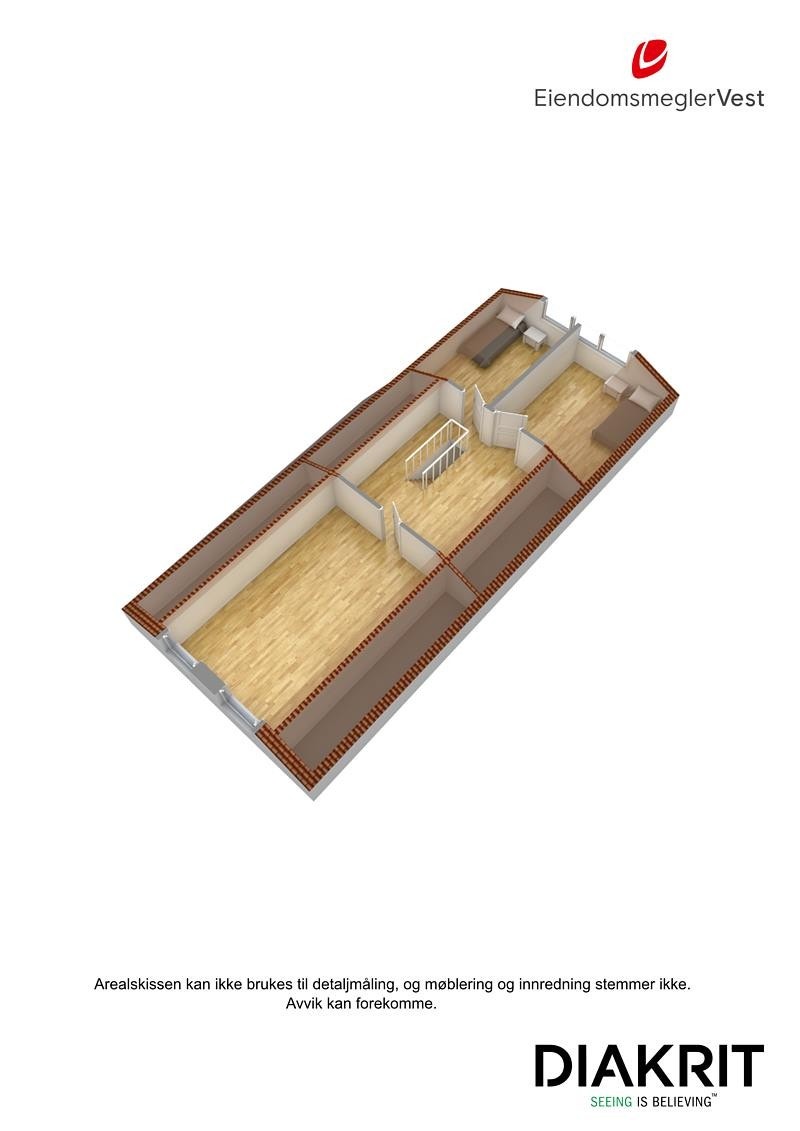 Plantegning 3D Galleribilde