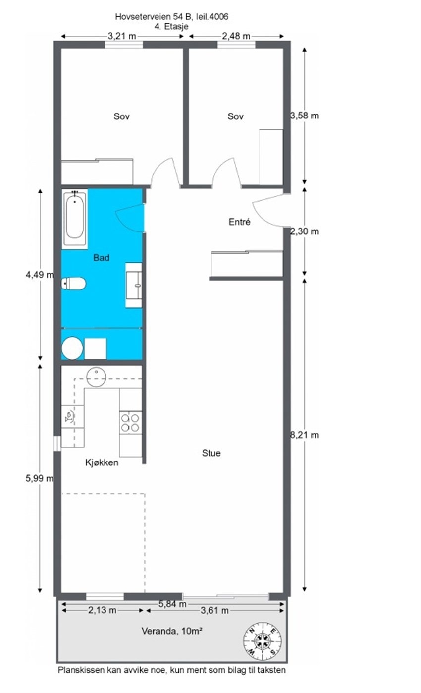 Plantegning Galleribilde