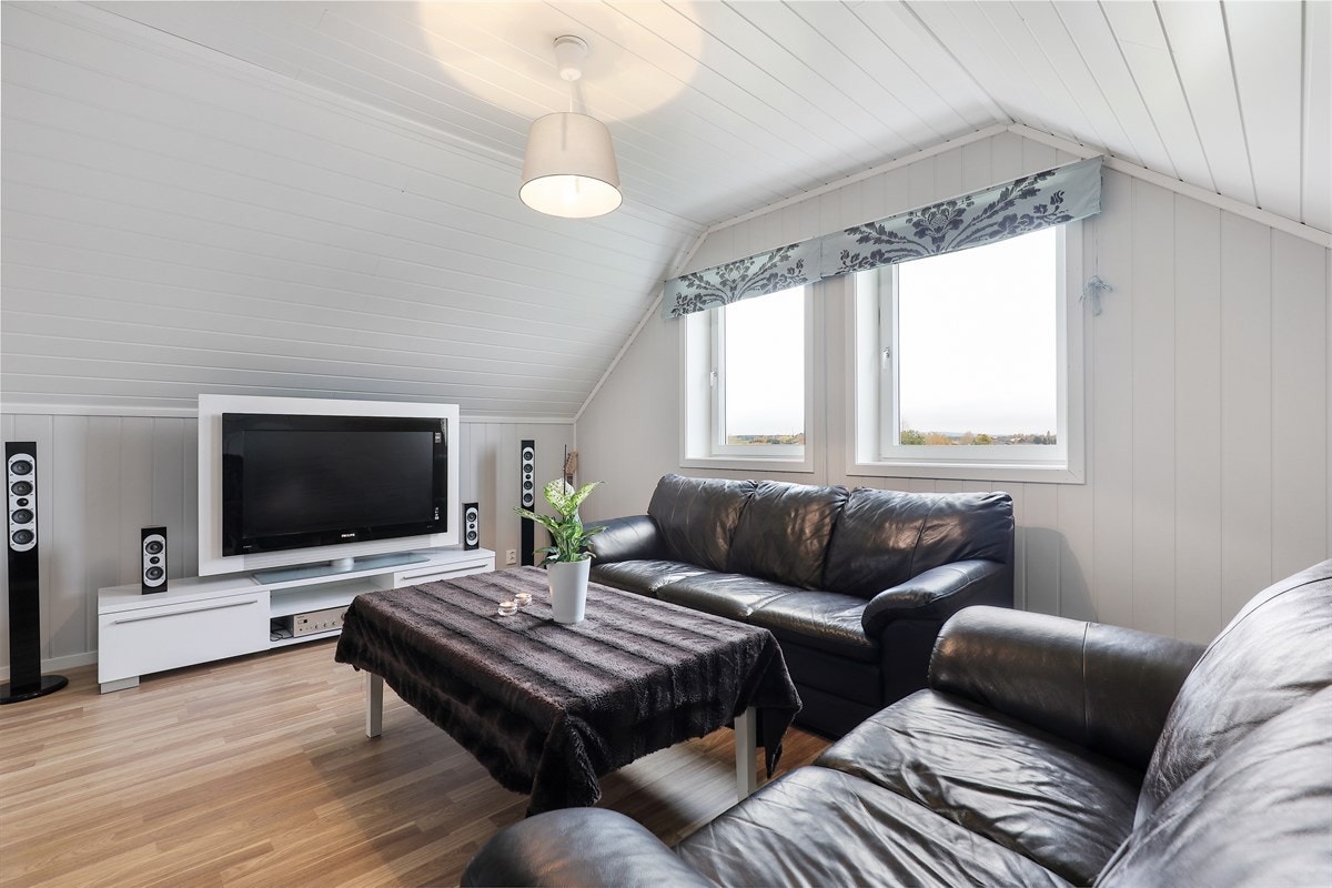 Rommet gir ekstra spillerom og privatliv for barnefamilier. Galleribilde