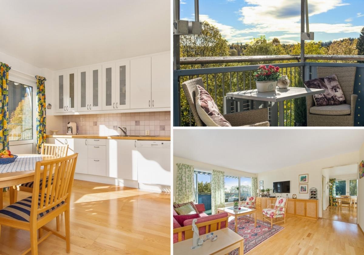 Eiendomsmegler Mette Hagen ønsker deg velkommen til visning, en meget lys og trivelig bolig! Galleribilde