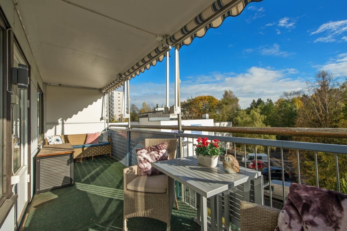 Stor og fin balkong! Galleribilde
