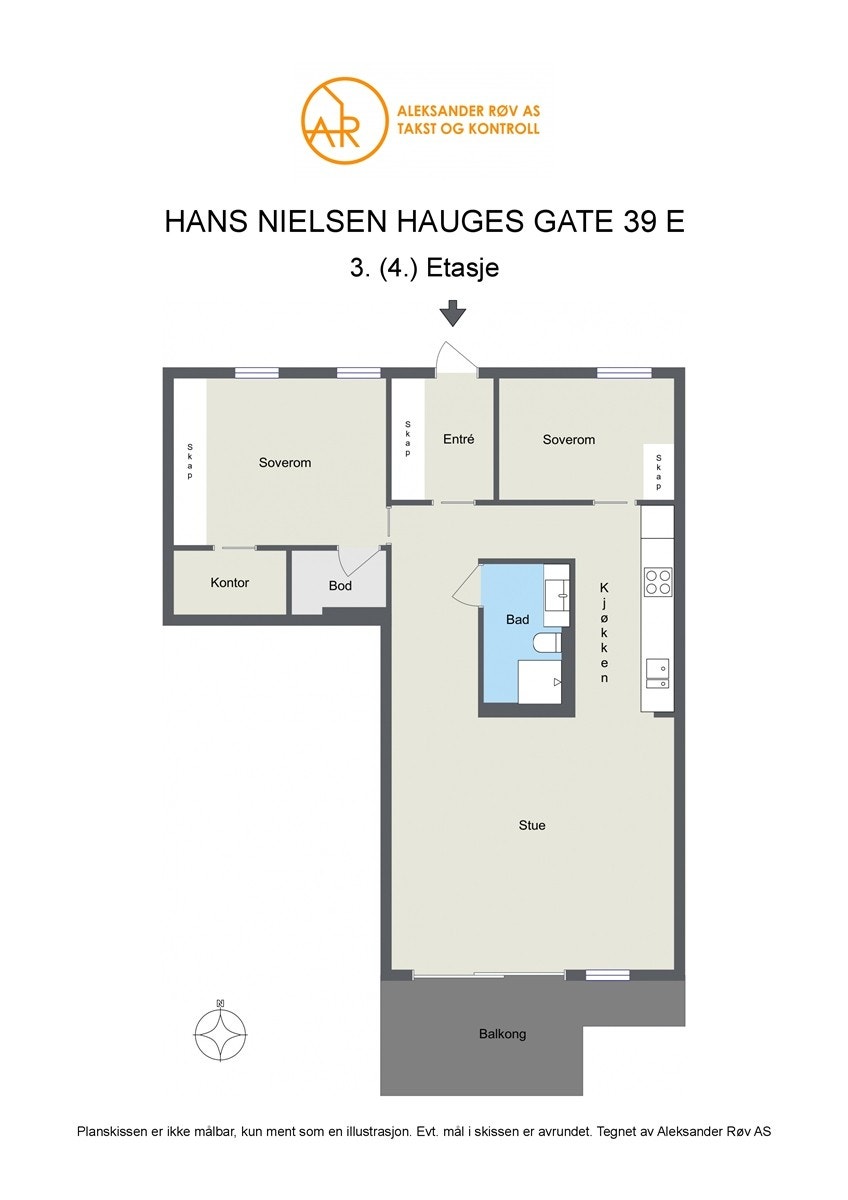 Plantegning Galleribilde
