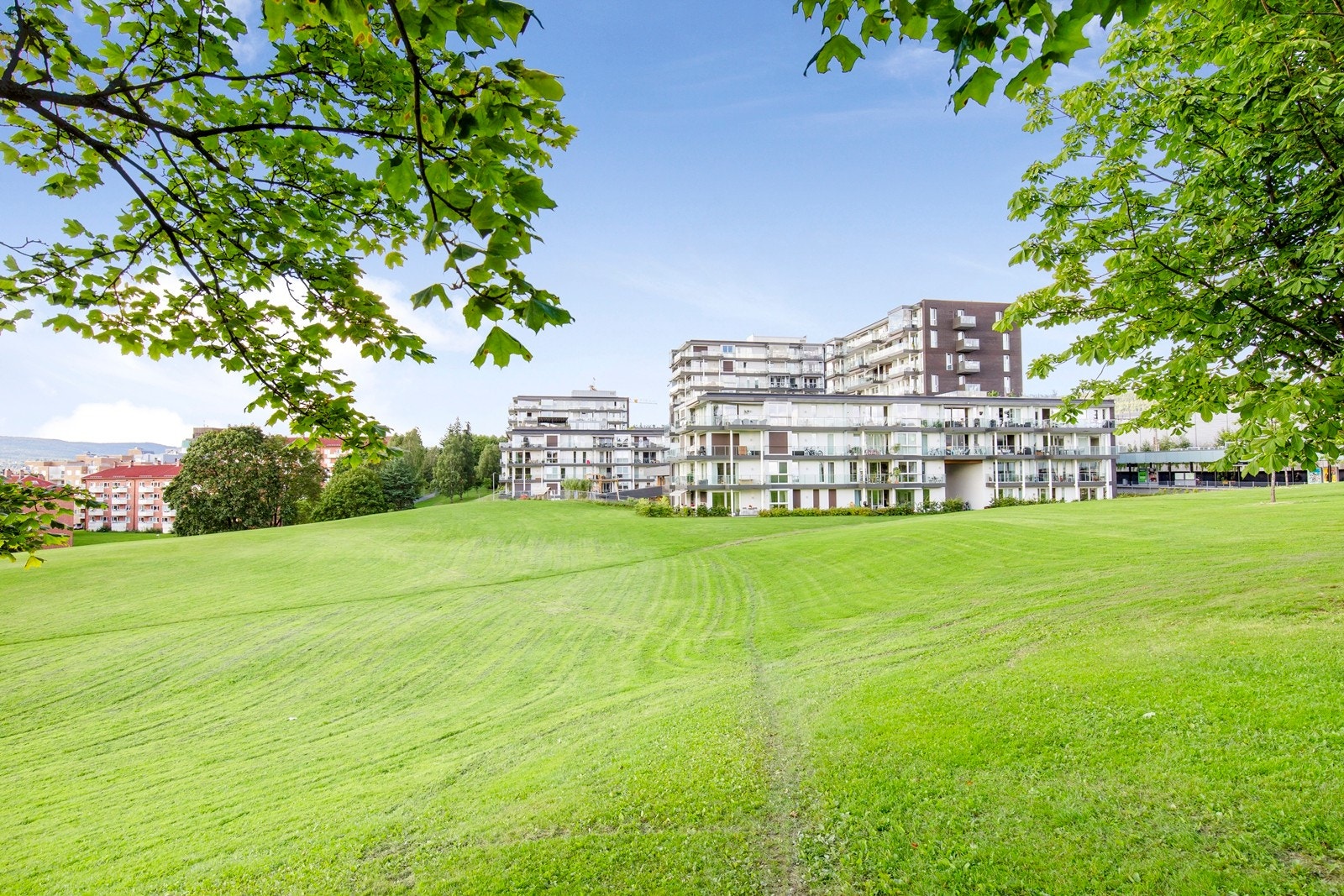 Fantastisk beliggenhet på toppen av Torshovdalen i nytt og moderne bygg fra 2013. Galleribilde