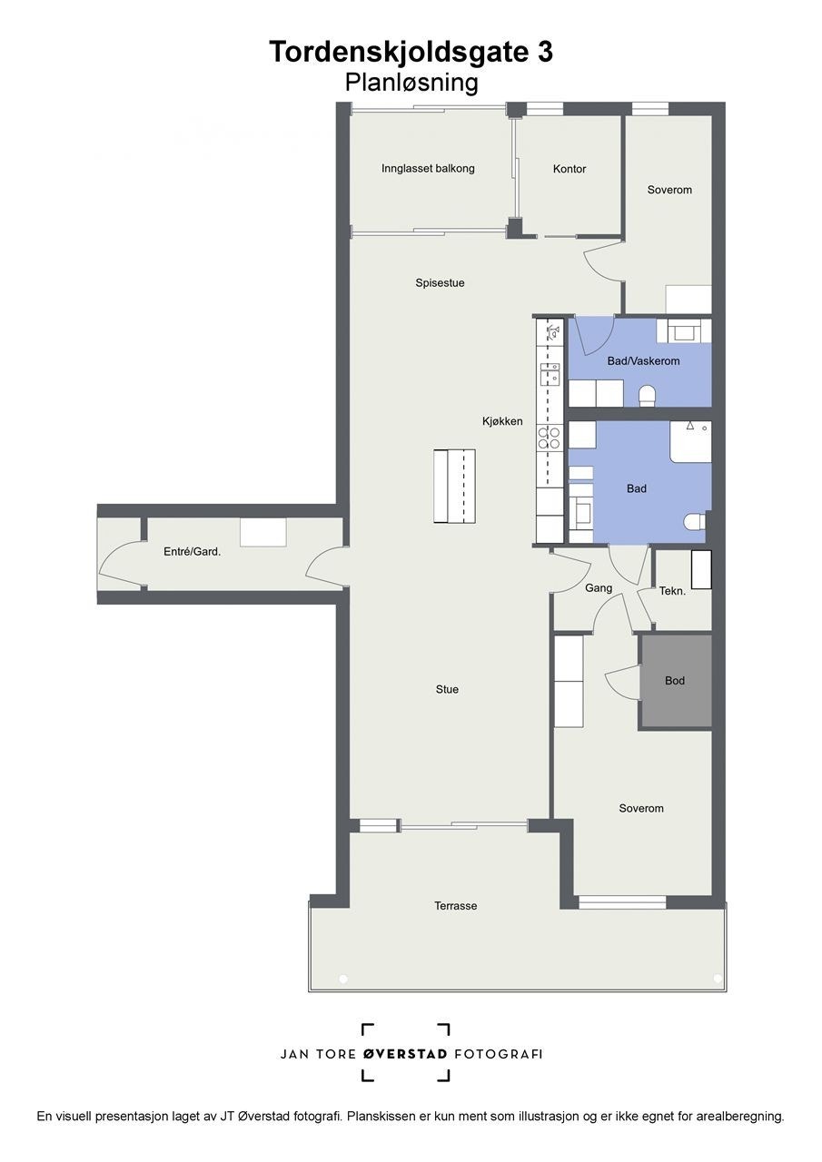 2D planskisse Galleribilde
