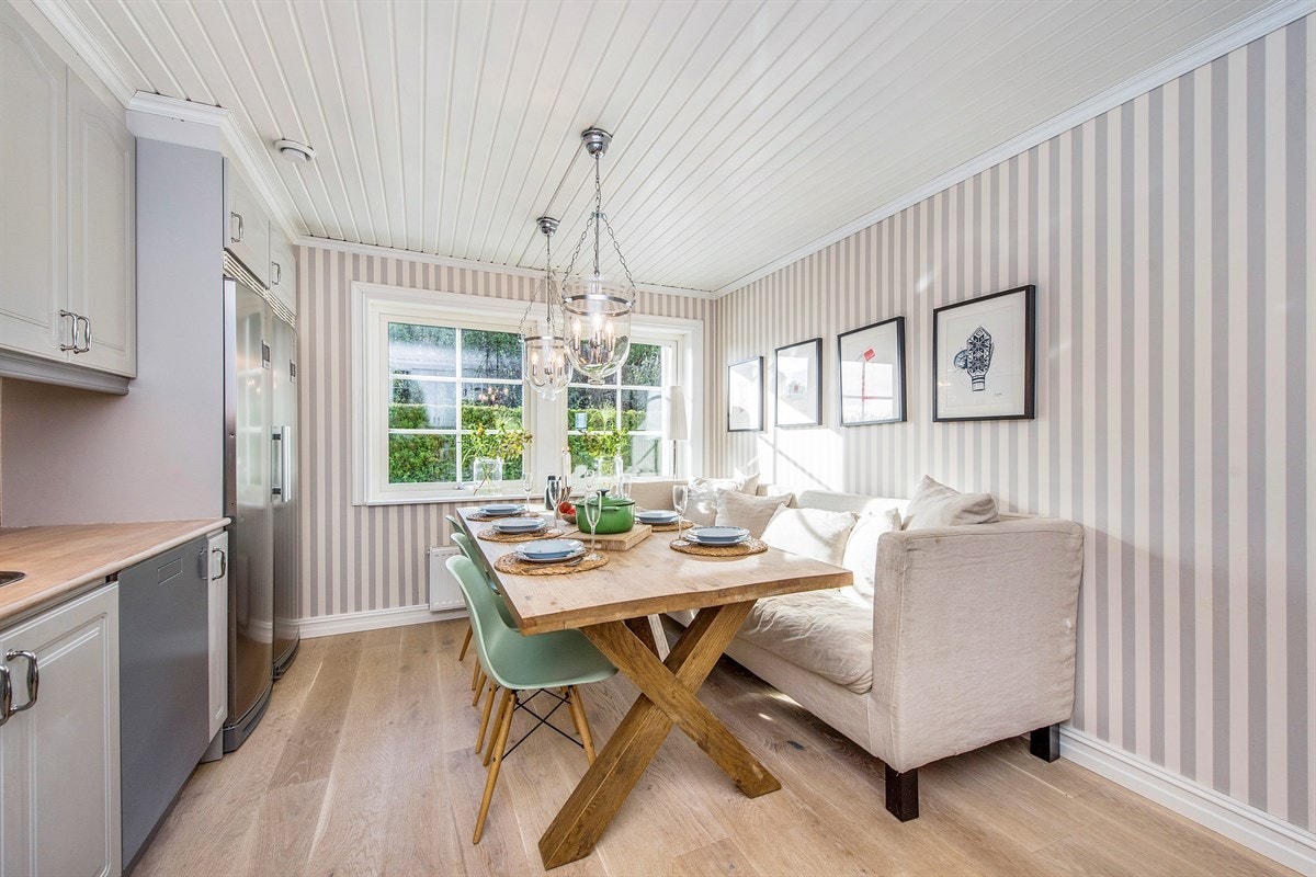 Her er det plass nok til å samle hele familien til middag. Galleribilde