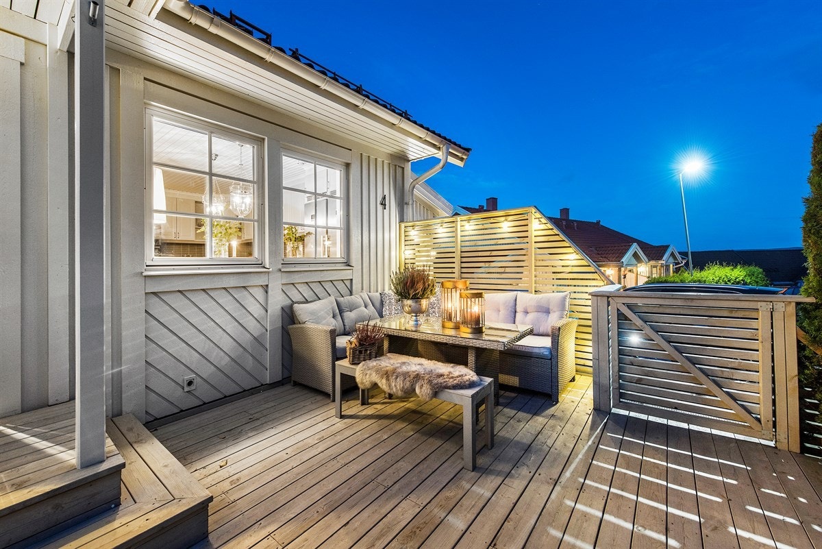 Her kan du nyte ettermiddag og kveldssol. Galleribilde