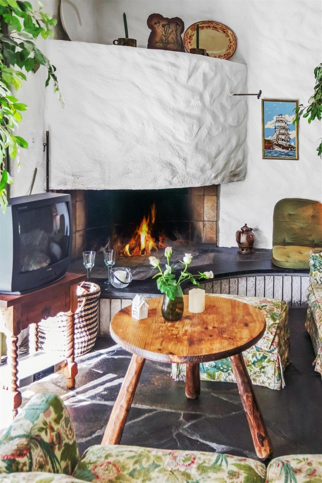 Peis bidrar til lun stemning og hygge på kjølige dager. Galleribilde