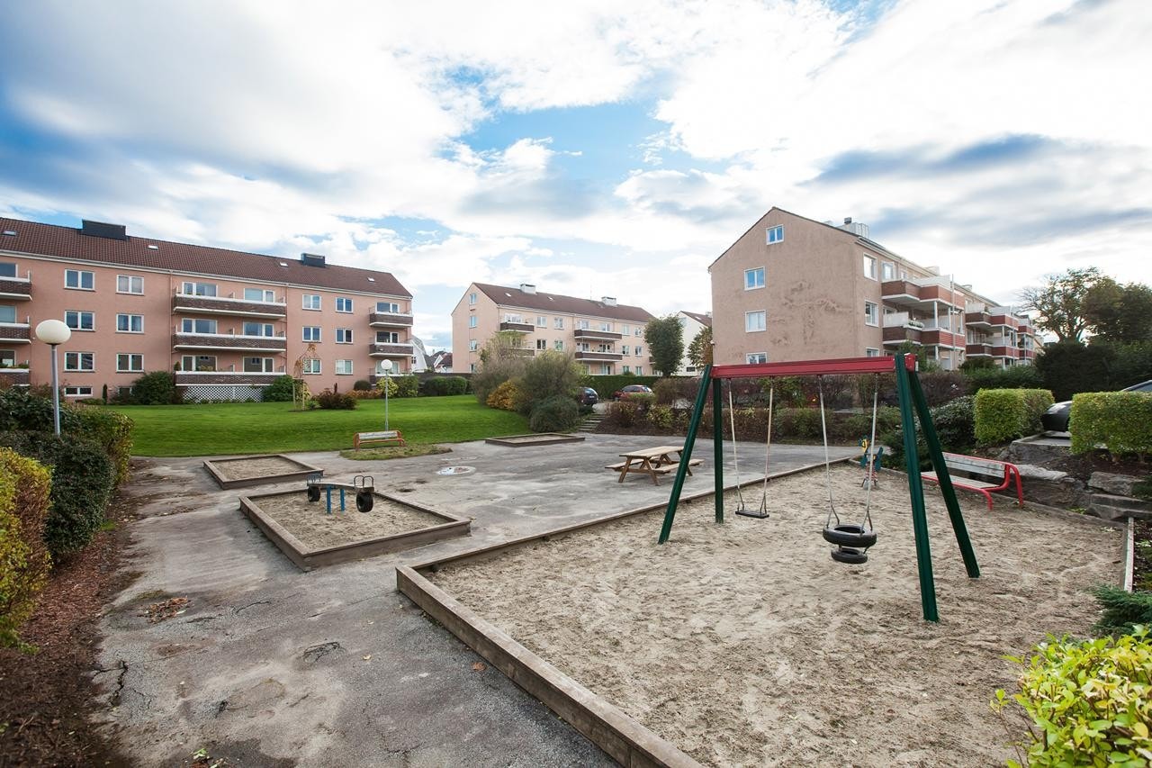 Fellesområde for beboerne i borettslaget. Barnevennlig område Galleribilde