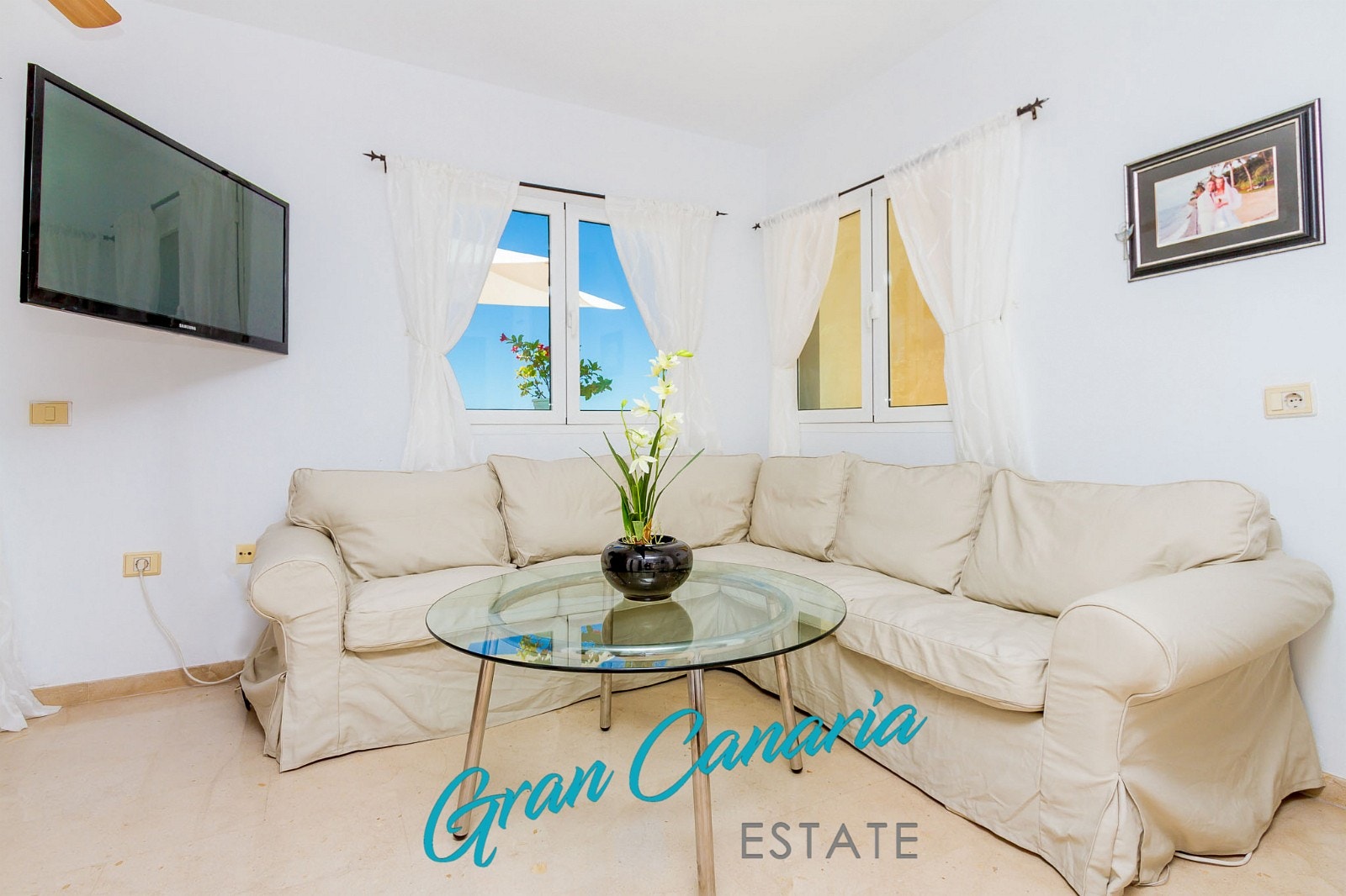 Lys og trivelig stue Galleribilde