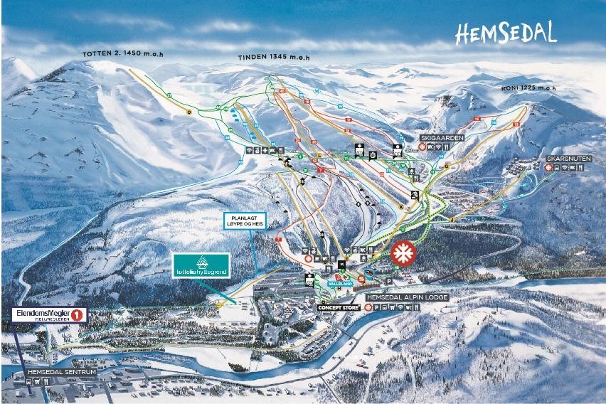 Tottelia, beliggende i hjertet av Hemsedal. Med ski inn/ut, kort avstand til langrennsløypene og gangavstand til sentrum! Flott helårsområde som aktiviserer hele familien! Galleribilde