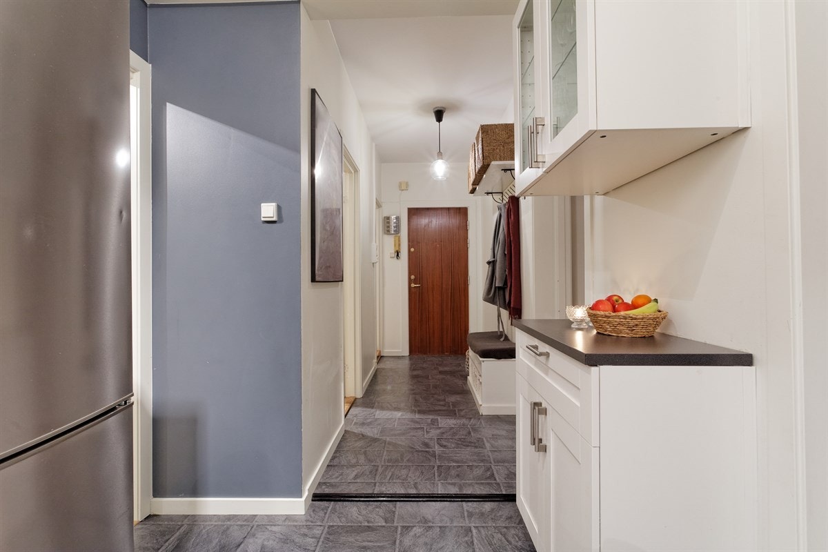 Entré med oppbevaringsplass. Brann og lydklassifisert entredør. Galleribilde