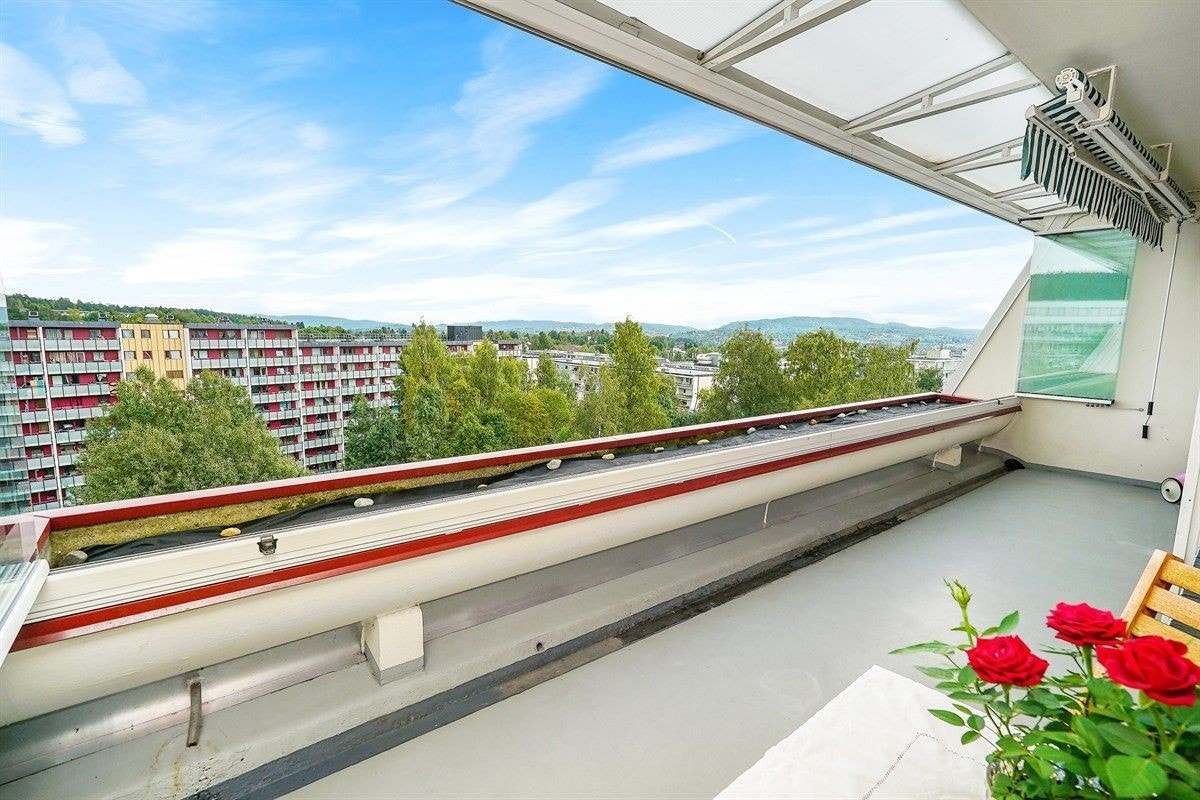 Innglasset balkong Galleribilde