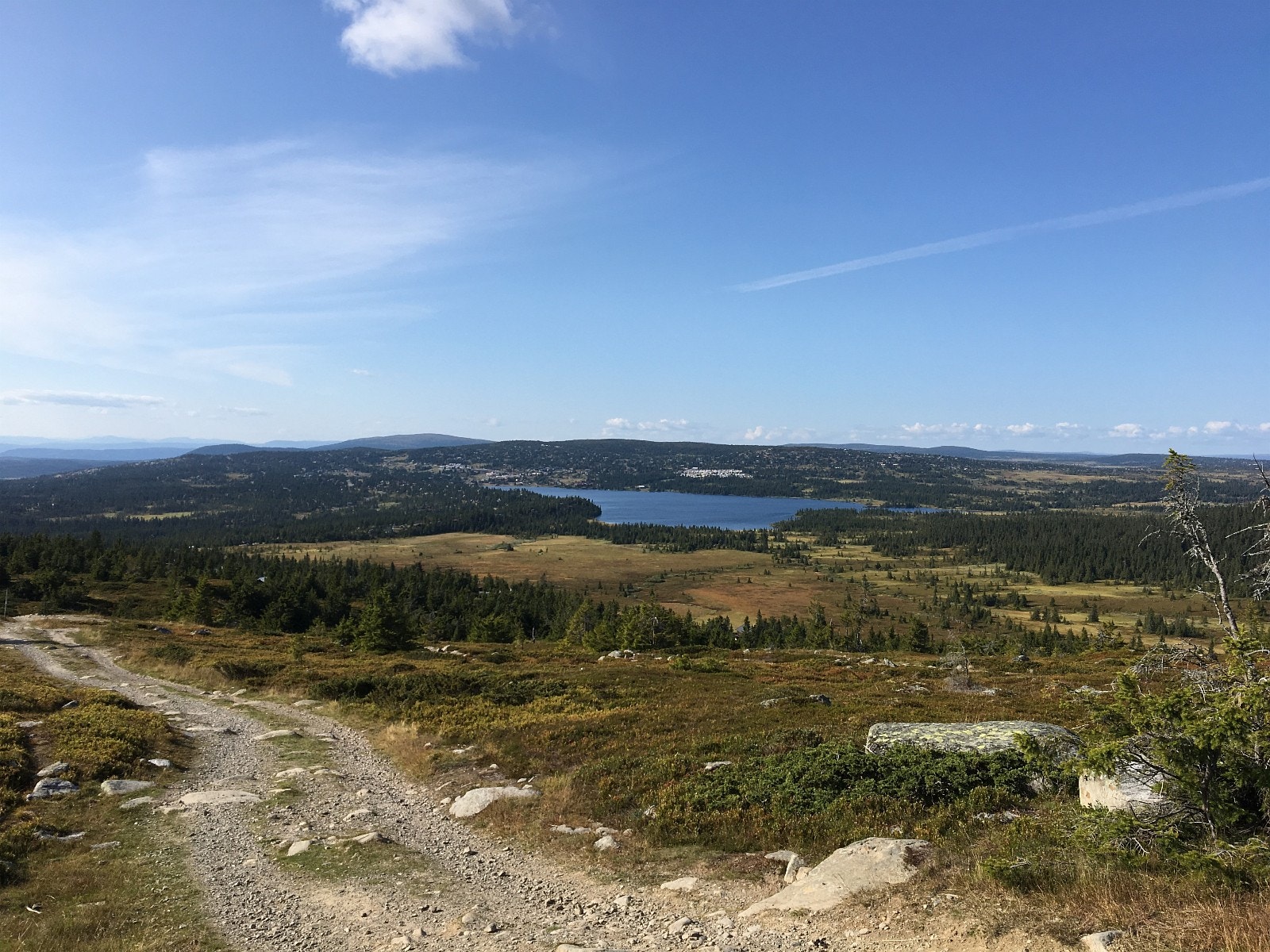 Utsikt fra Rømåsen til Sjusjøen Galleribilde