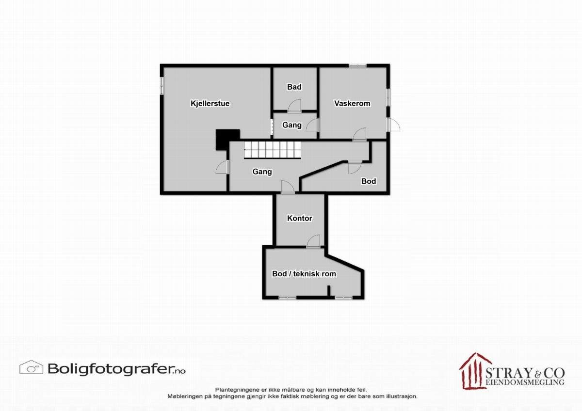 Planskisse - kjeller Galleribilde