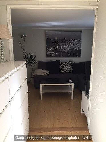 gang med gode oppbevaringsmuligheter. Galleribilde