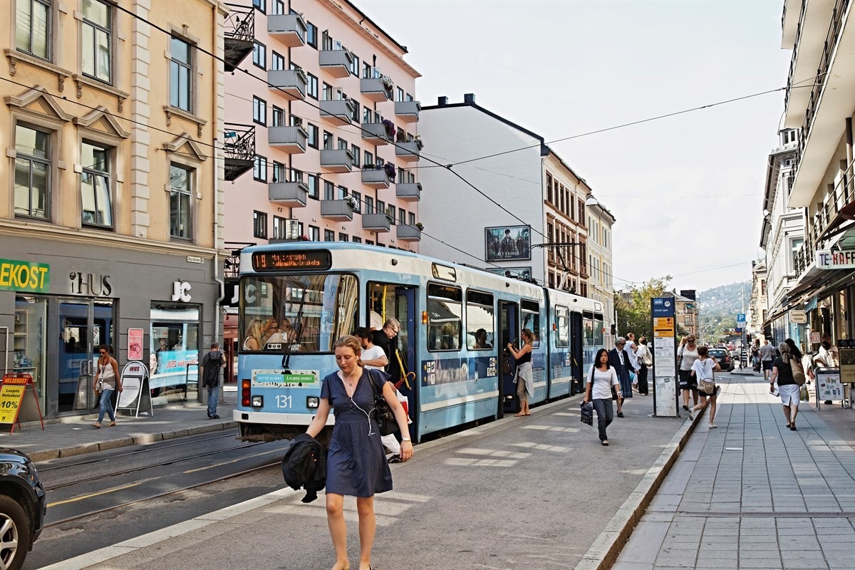 Majorstuen og Bogstadveien ligger i gangavstand fra boligen. Galleribilde