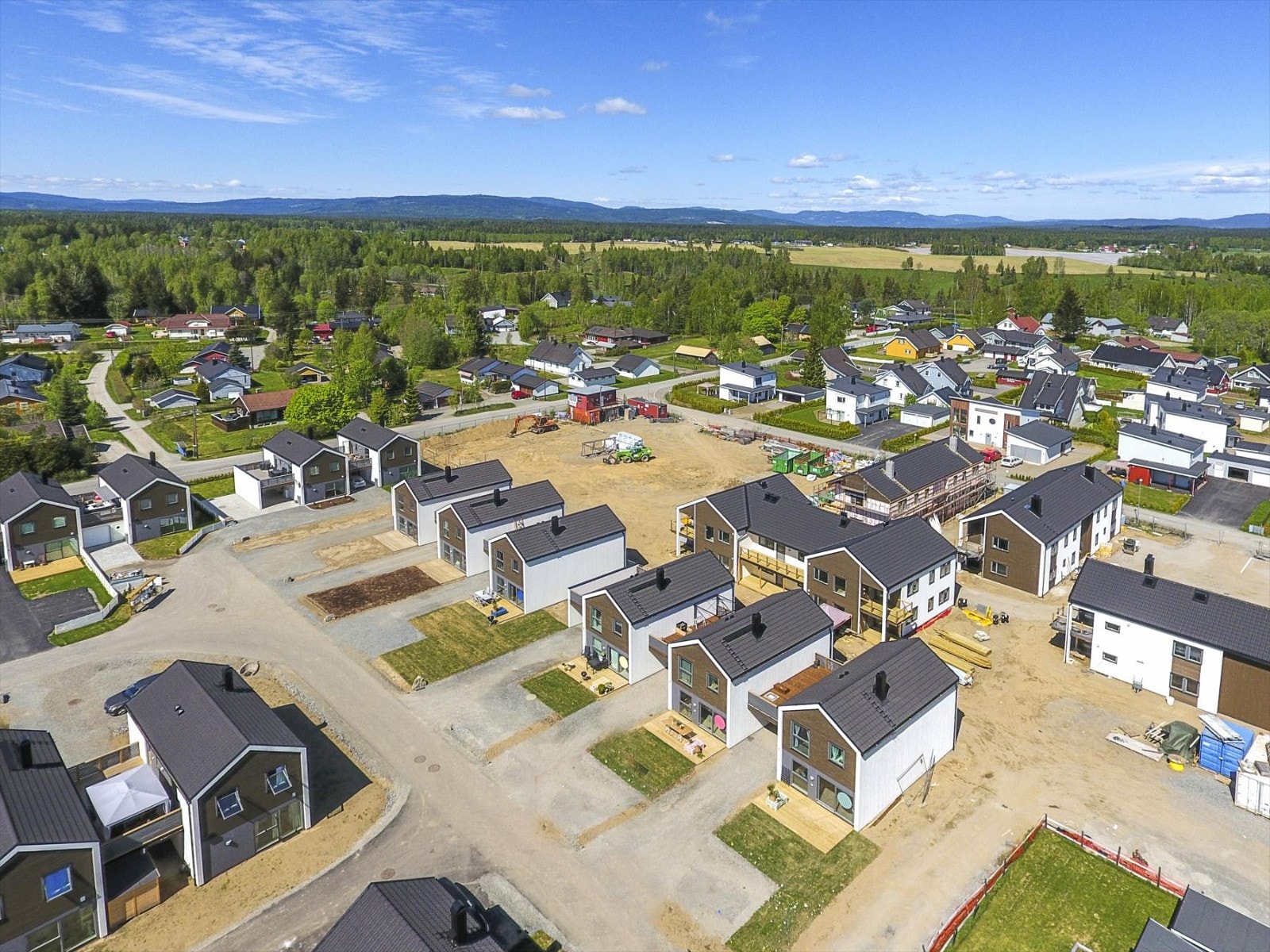 Bilde tatt ovenfra. Galleribilde