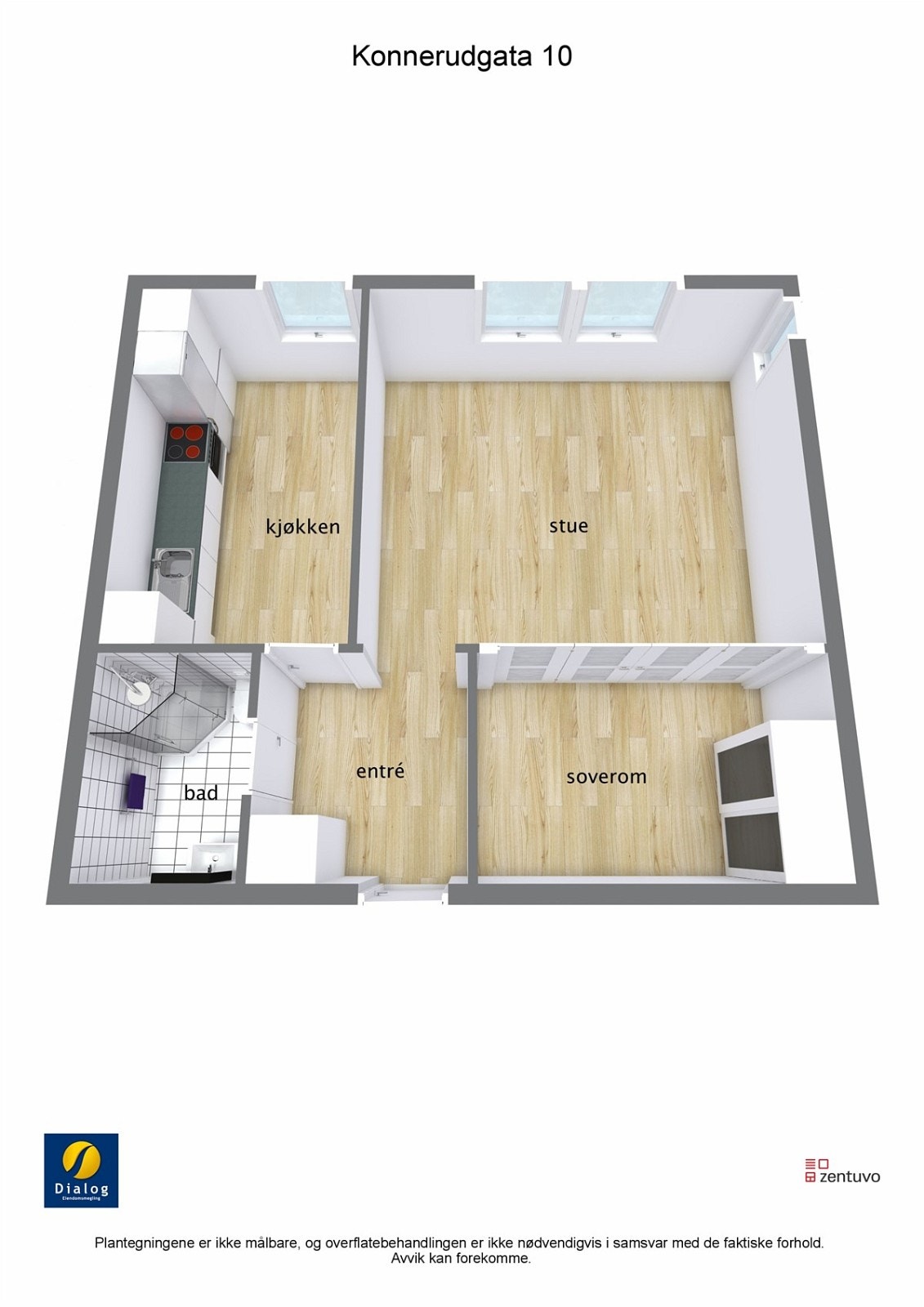 Planskisse Galleribilde