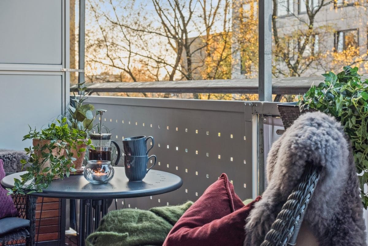 Hyggelig romslig balkong! Galleribilde