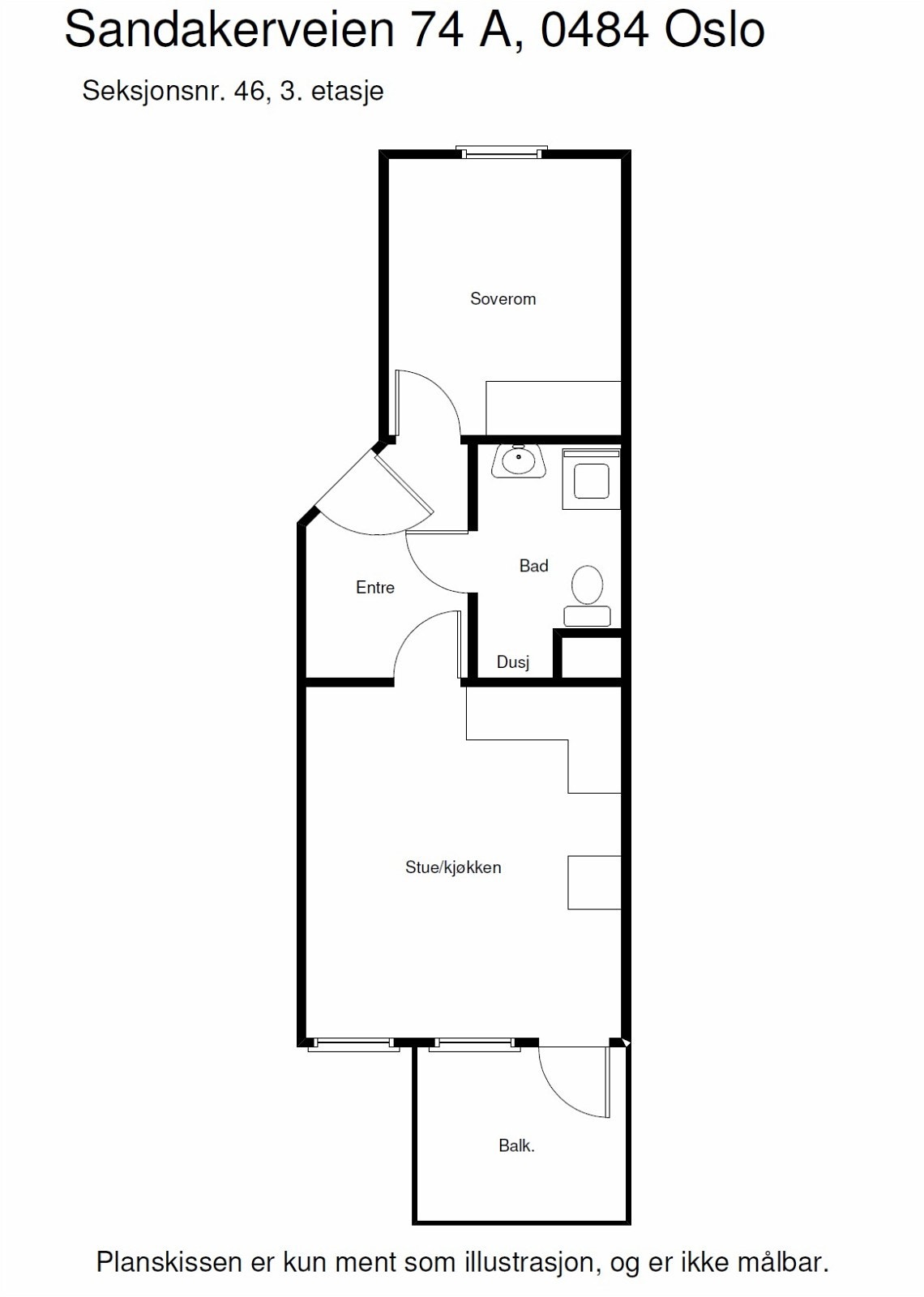 Planskisse Galleribilde