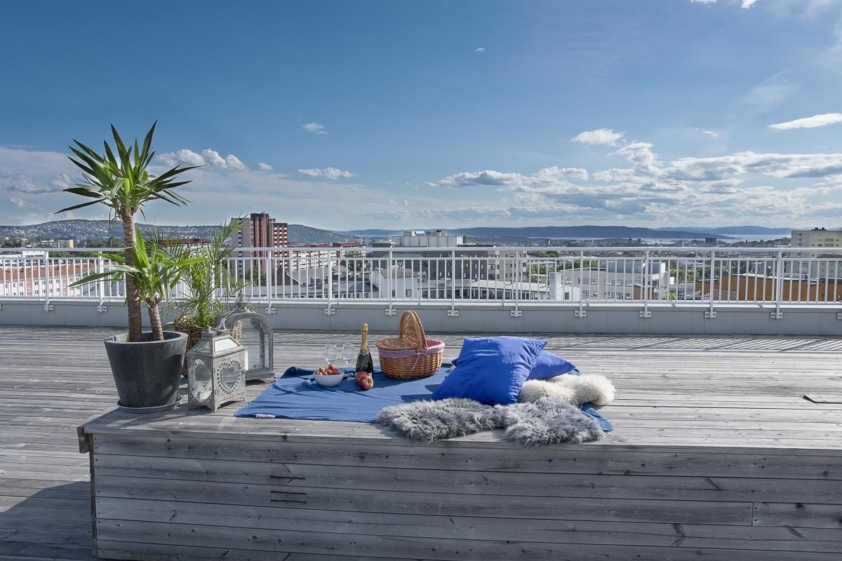 Felles takterrasse Galleribilde