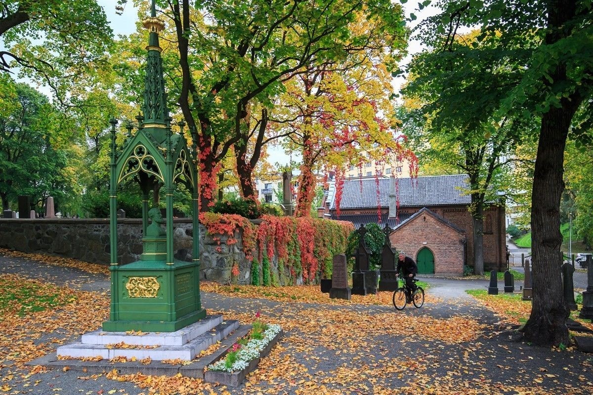 Her bor man sentralt, trygt og grønt - midt i byen Galleribilde