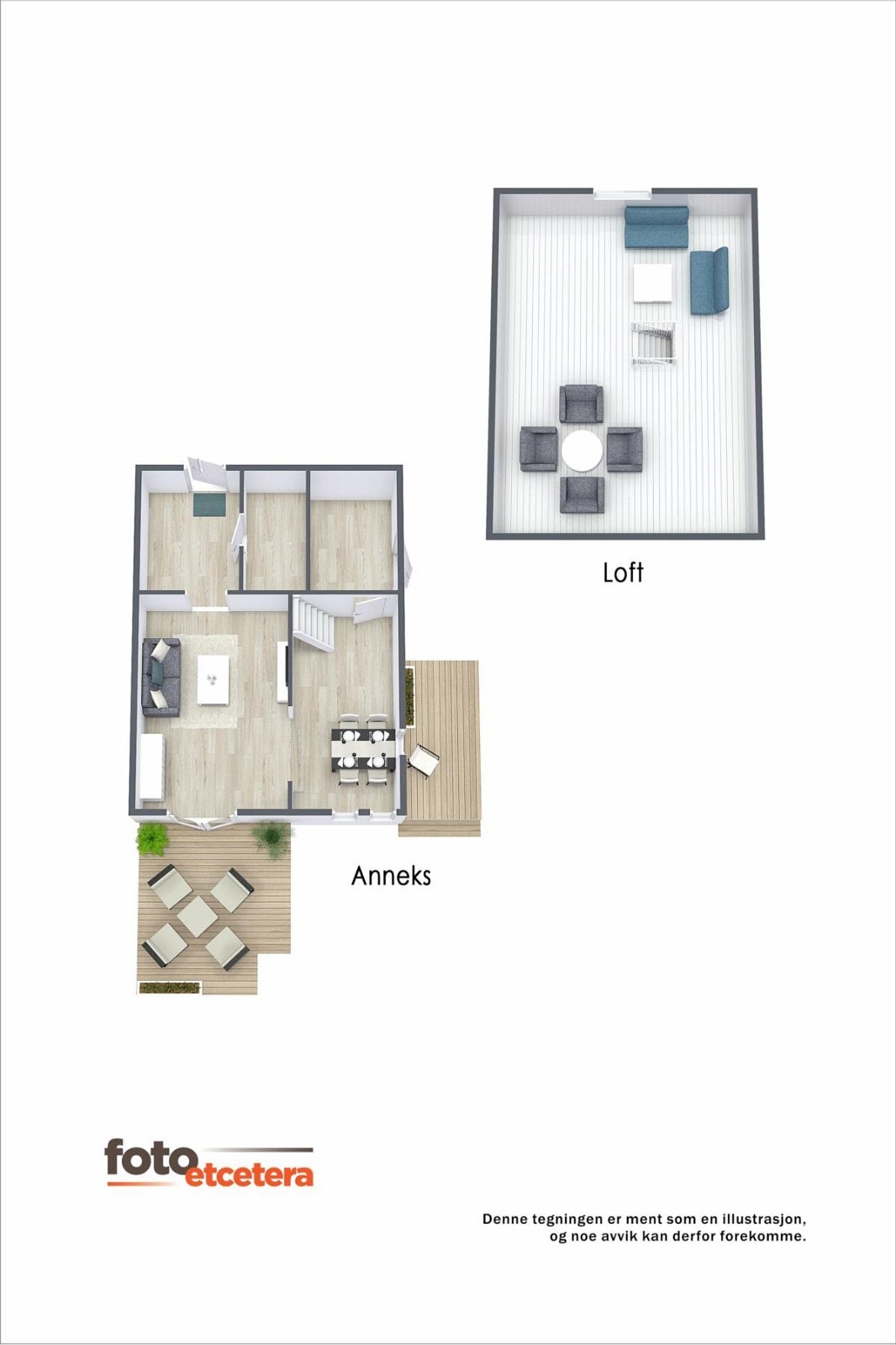 Plantegning anneks Galleribilde