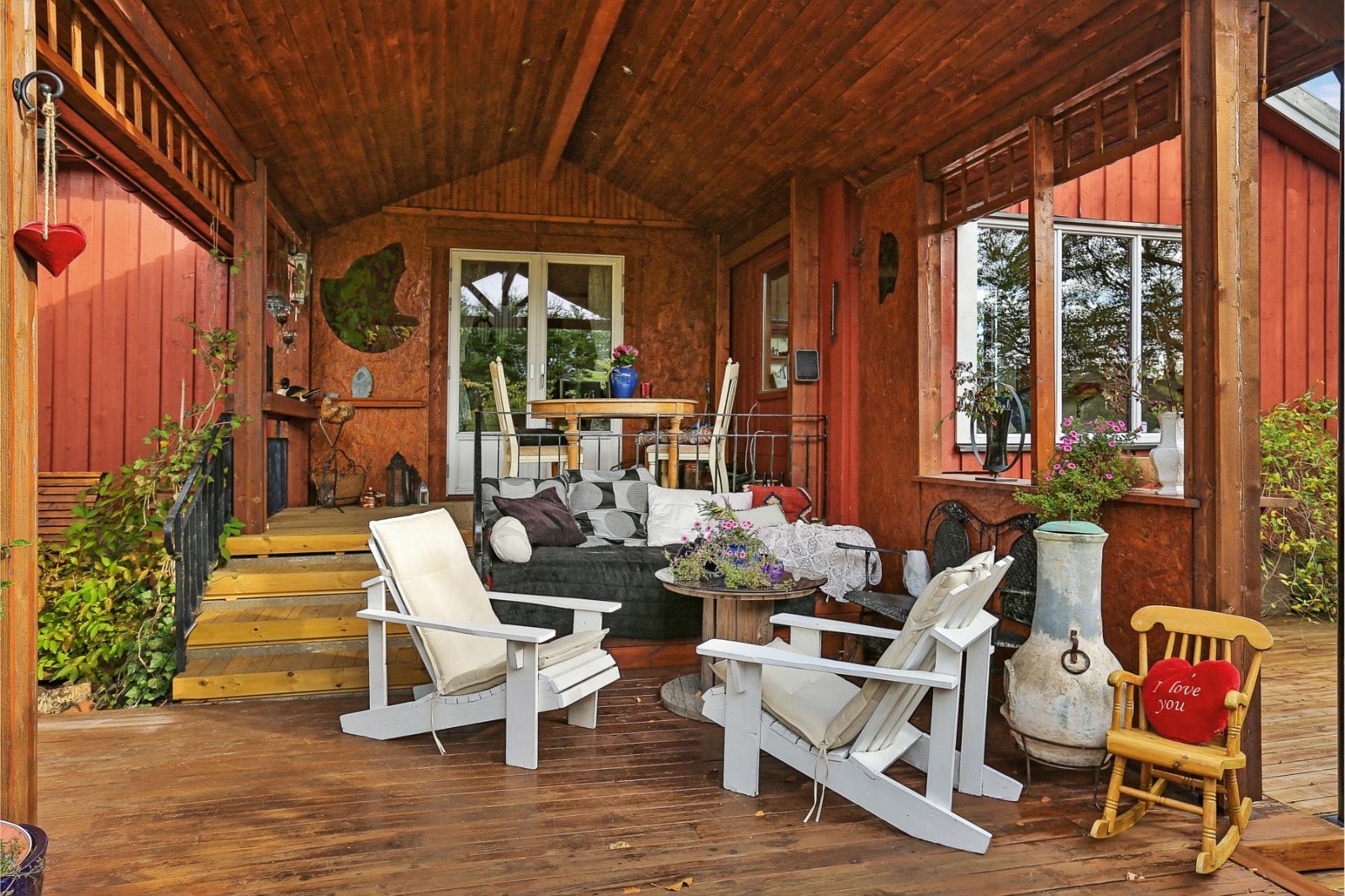 Overbygget terrasse Galleribilde