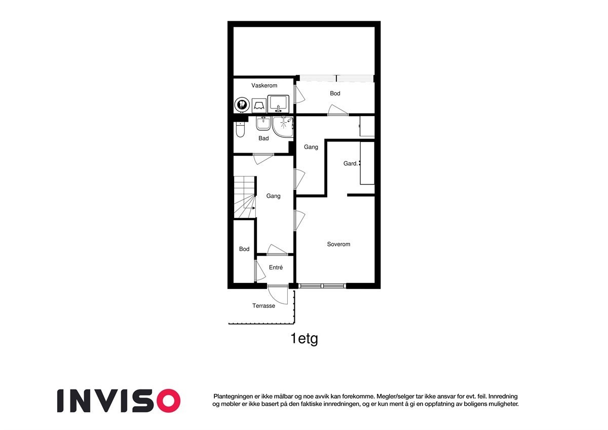 2D Plantegning - Underetasje Galleribilde