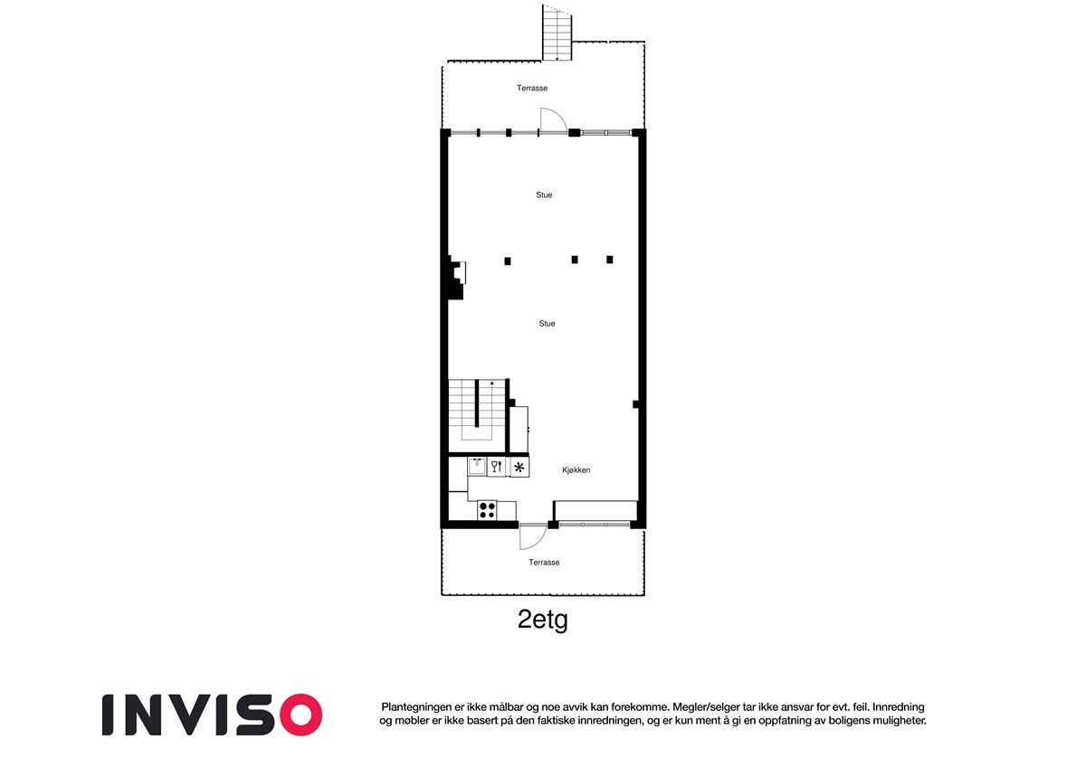 2D Plantegning - Hovedetasje Galleribilde