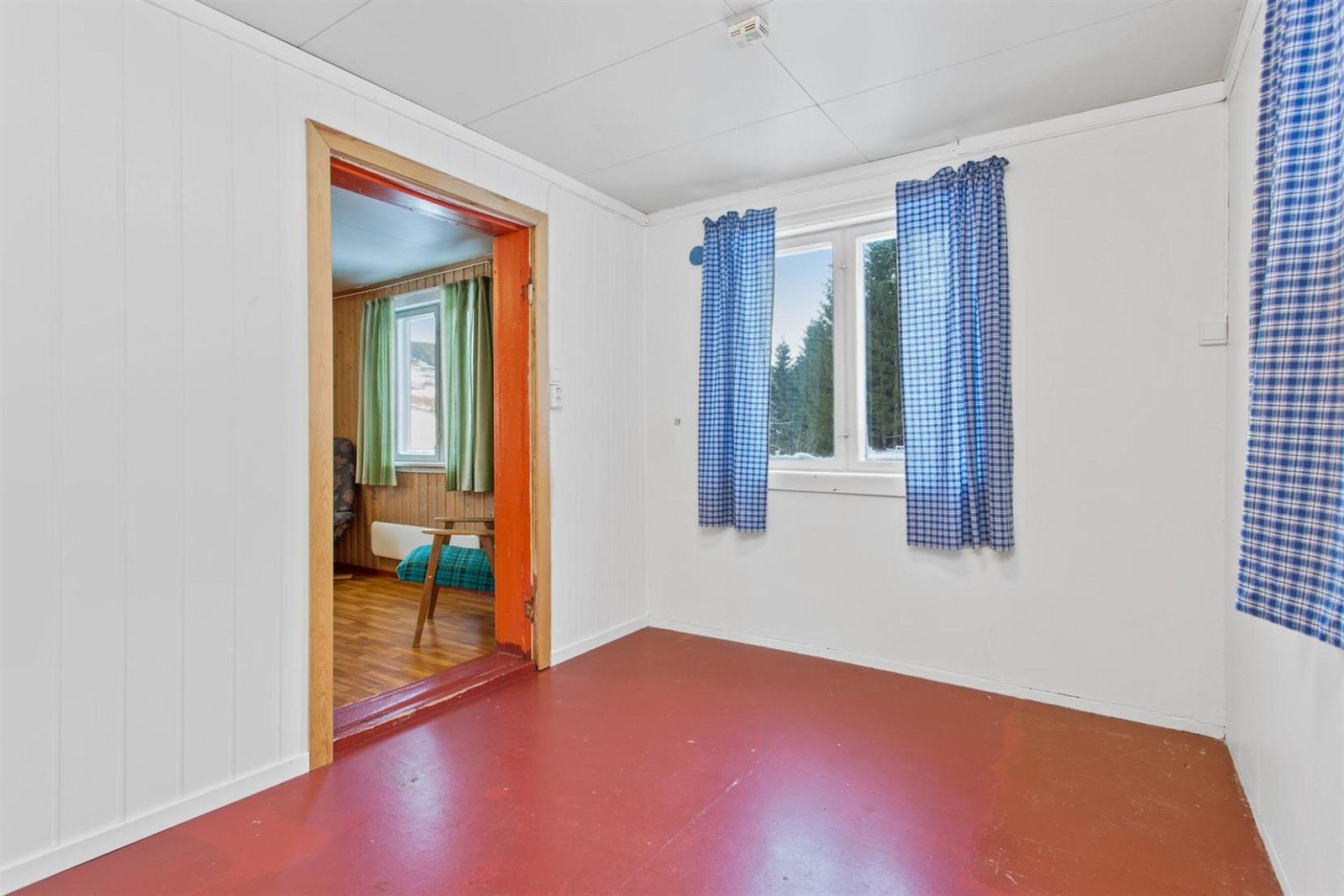Soverom med plass til seng. Galleribilde